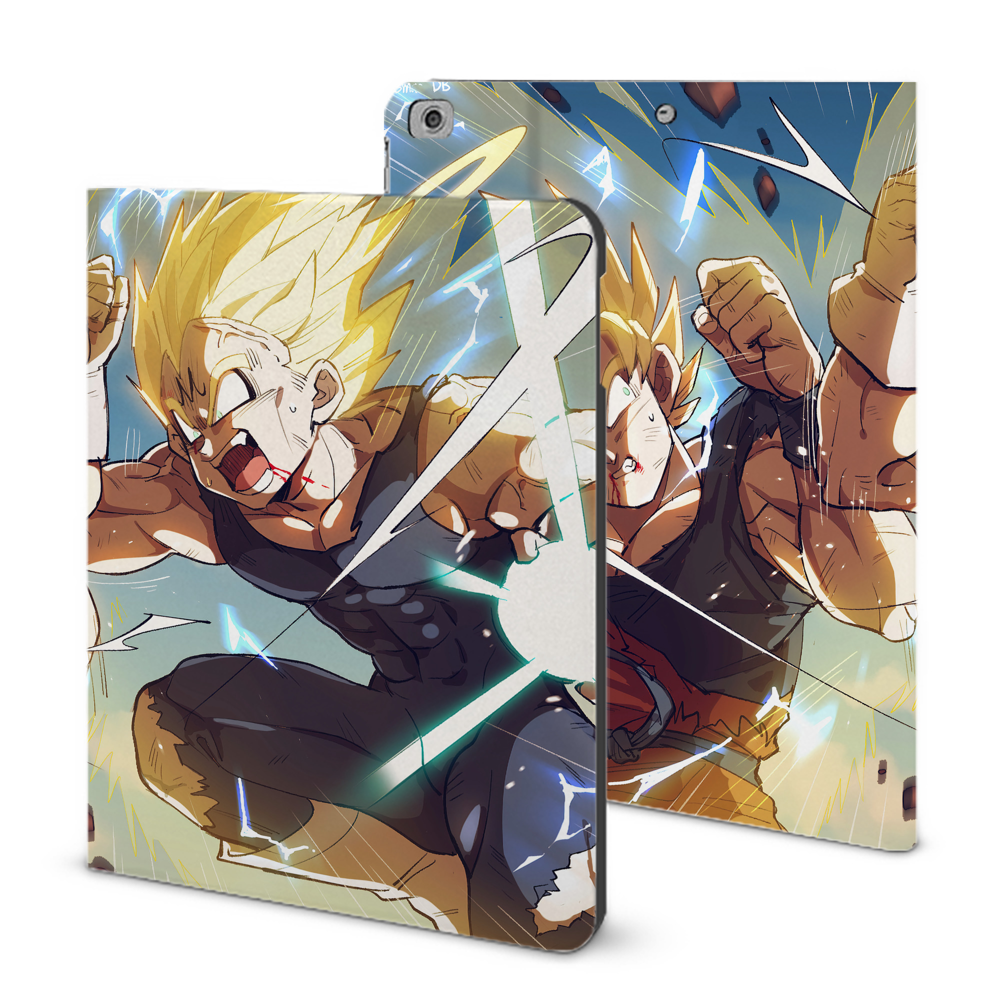 （画像用） ドラゴンボール DRAGON BALL IPad ケース ブック型 PUレザー TPU 耐衝撃 軽量 薄型 ペン収納なし 全面保護 IPad 各モデル対応